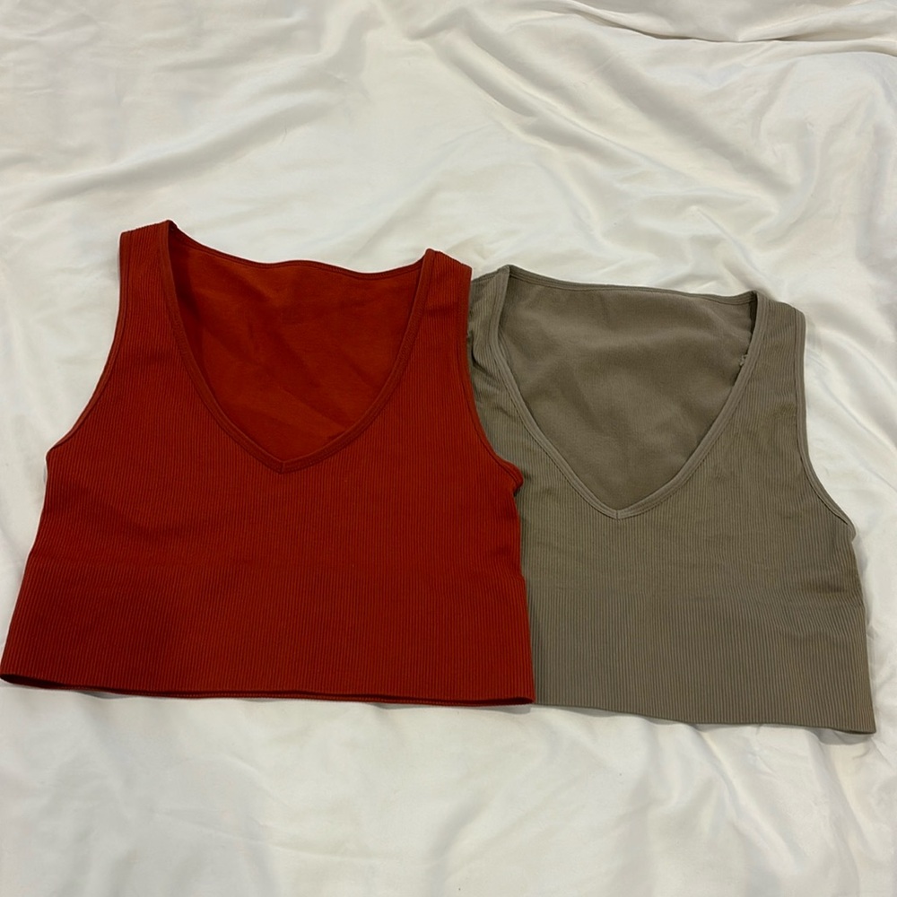 2 Pack Ribbed Tanks